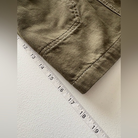 Size 6 Free People Army Green Paper Bag Tie Waist Splendor in the Grass Skirt - Picture 5 of 7